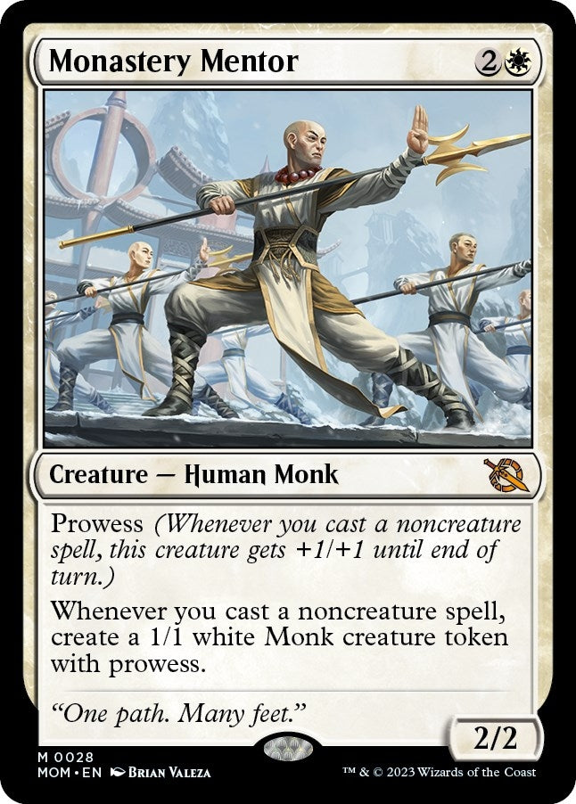 Image for Monastery Mentor (March of the Machine) (28) - Magic: The Gathering
