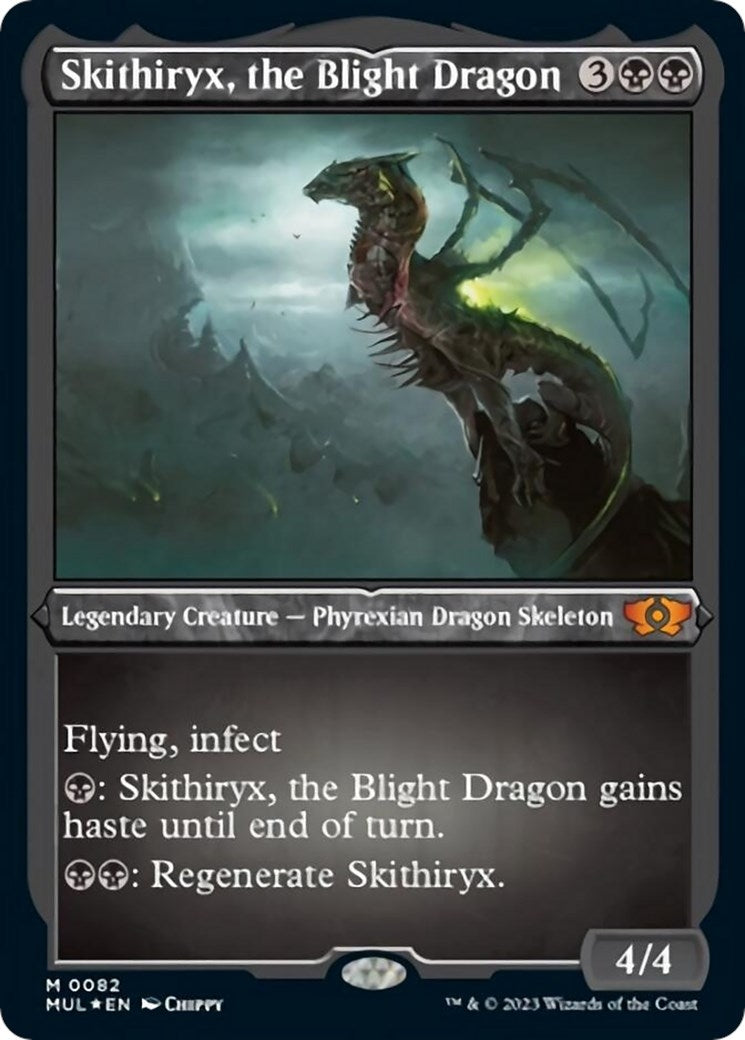 Image for Skithiryx, the Blight Dragon (Foil Etched) (March of the Machine: Multiverse Legends) (82) - Magic: The Gathering
