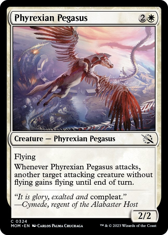 Image for Phyrexian Pegasus (March of the Machine) (324) - Magic: The Gathering