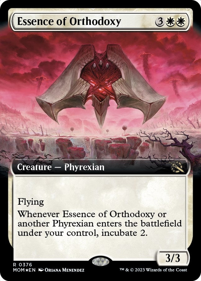 Image for Essence of Orthodoxy (Extended Art) (March of the Machine) (376) - Magic: The Gathering
