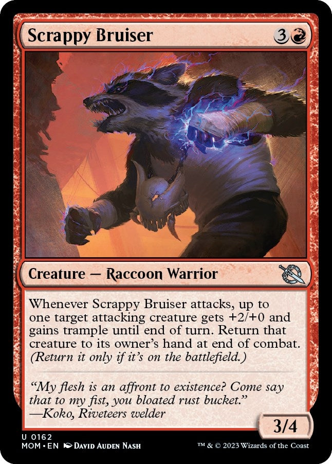 Image for Scrappy Bruiser (March of the Machine) (162) - Magic: The Gathering