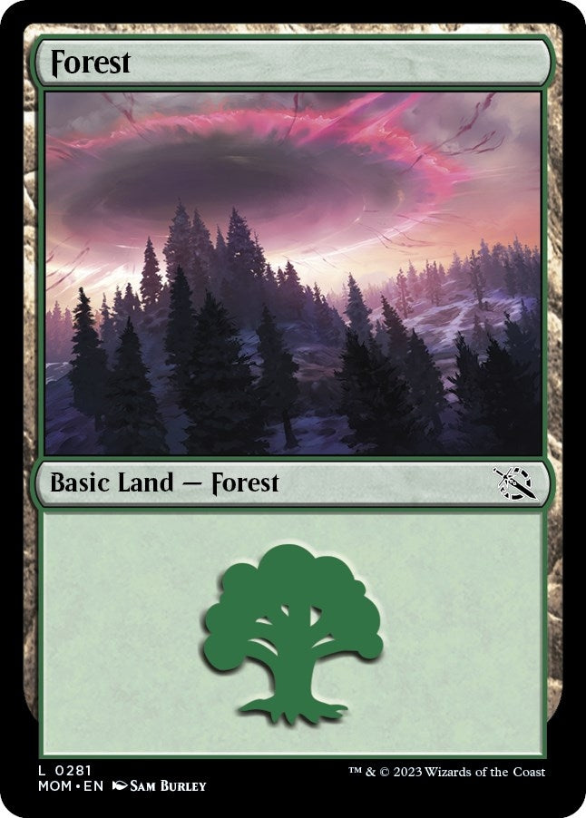 Image for Forest (0281) (March of the Machine) (281) - Magic: The Gathering