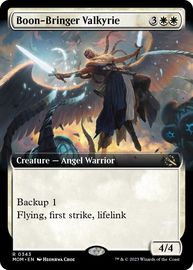 Image for Boon-Bringer Valkyrie (Extended Art) (March of the Machine) (343) - Magic: The Gathering