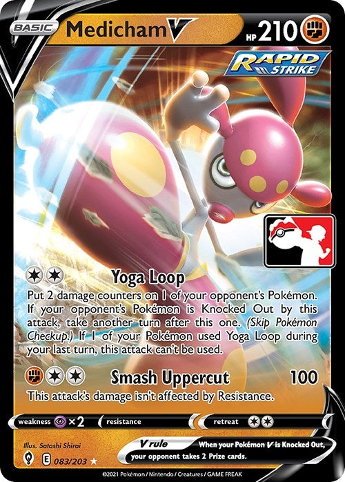 Image for Medicham V (Prize Pack Series Cards) (083/203) - Pokemon