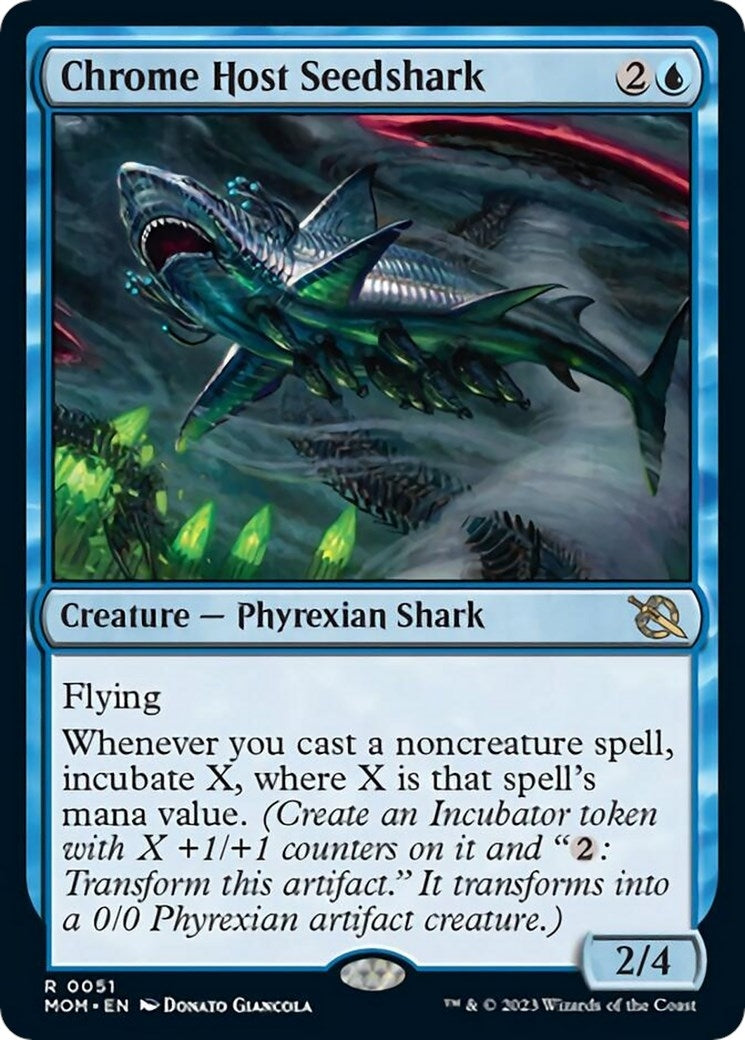 Image for Chrome Host Seedshark (March of the Machine) (51) - Magic: The Gathering