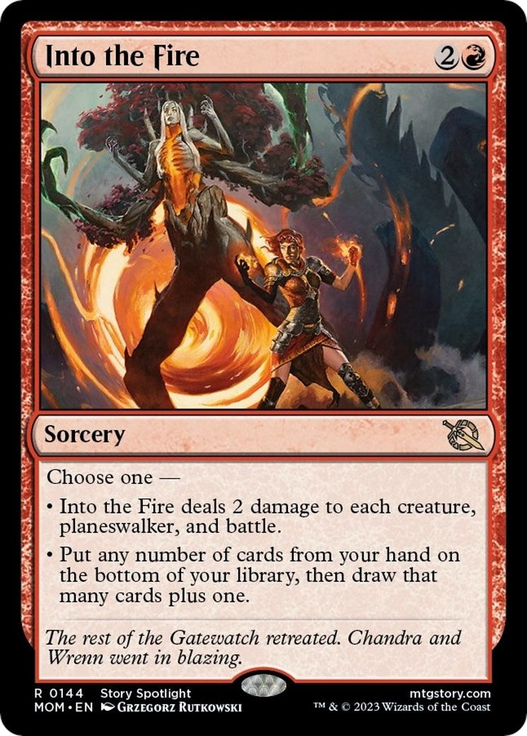 Image for Into the Fire (March of the Machine) (144) - Magic: The Gathering