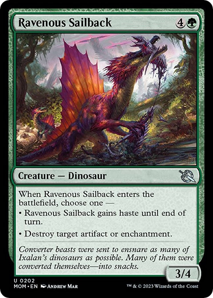 Image for Ravenous Sailback (March of the Machine) (202) - Magic: The Gathering