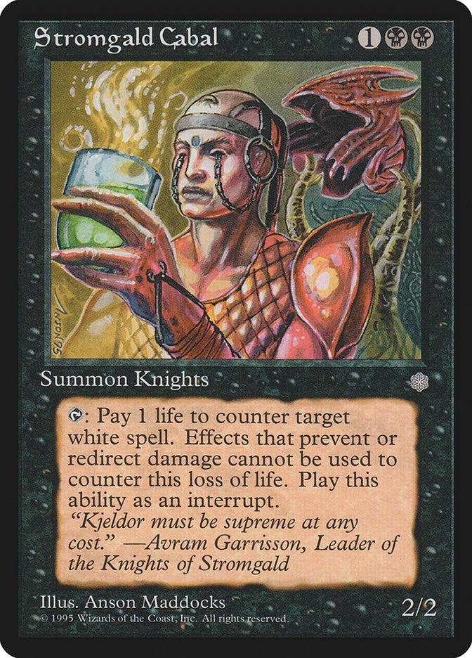 Image for Stromgald Cabal (Ice Age) - Magic: The Gathering