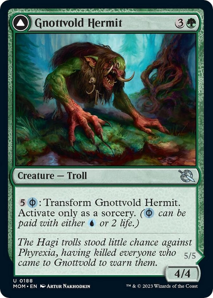 Image for Gnottvold Hermit (March of the Machine) (188) - Magic: The Gathering