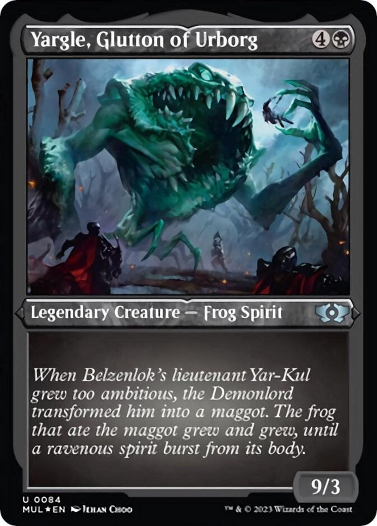 Image for Yargle, Glutton of Urborg (Foil Etched) (March of the Machine: Multiverse Legends) (84) - Magic: The Gathering