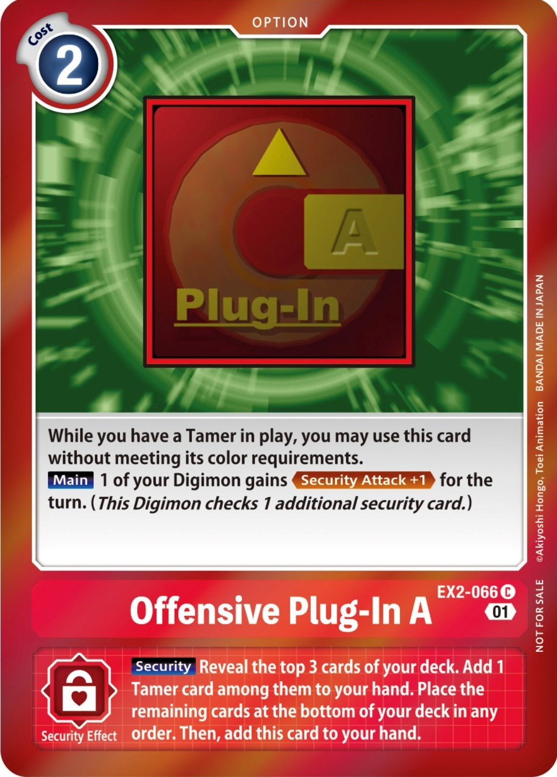 Image for Offensive Plug-In A (Event Pack 4) (EX02) (2066)