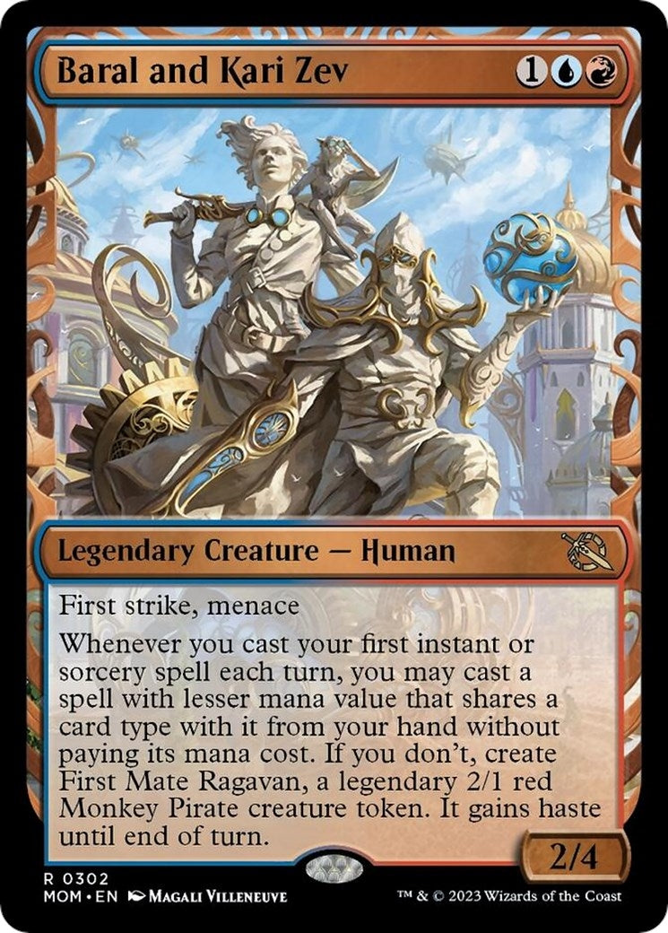 Image for Baral and Kari Zev (Showcase) (March of the Machine) (302) - Magic: The Gathering