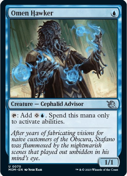 Image for Omen Hawker (March of the Machine) (70) - Magic: The Gathering
