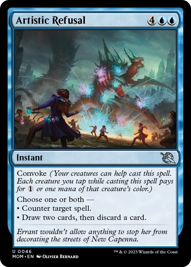 Image for Artistic Refusal (March of the Machine) (46) - Magic: The Gathering