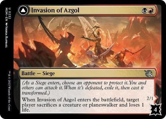 Image for Invasion of Azgol (March of the Machine) (232) - Magic: The Gathering