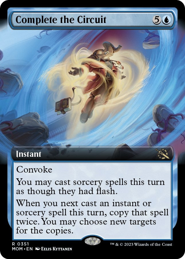 Image for Complete the Circuit (Extended Art) (March of the Machine) (351) - Magic: The Gathering