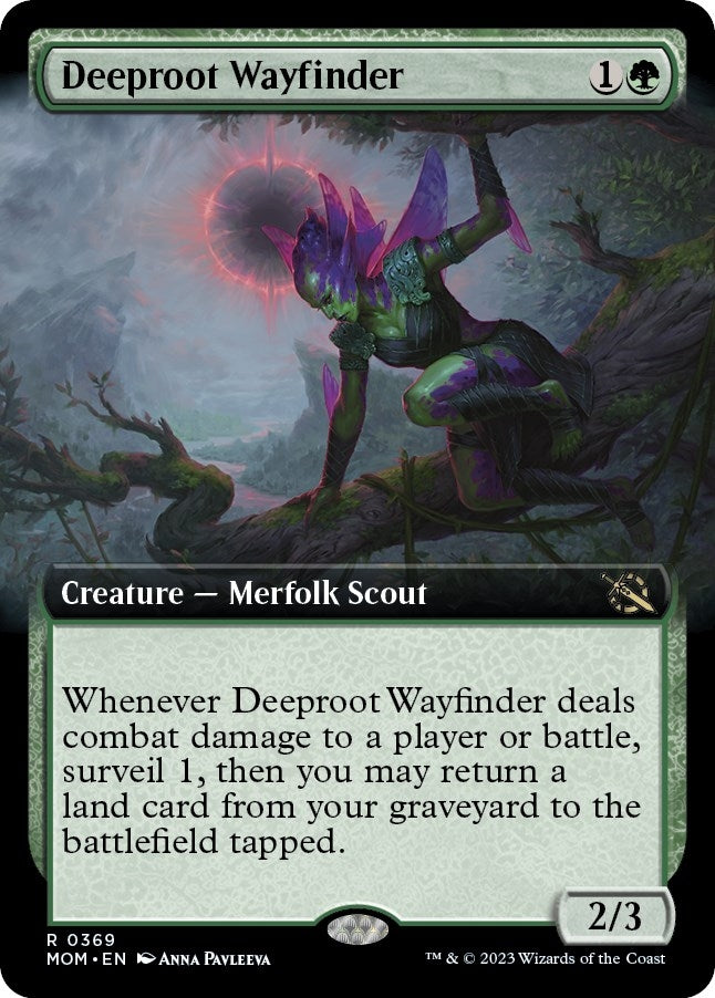 Image for Deeproot Wayfinder (Extended Art) (March of the Machine) (369) - Magic: The Gathering