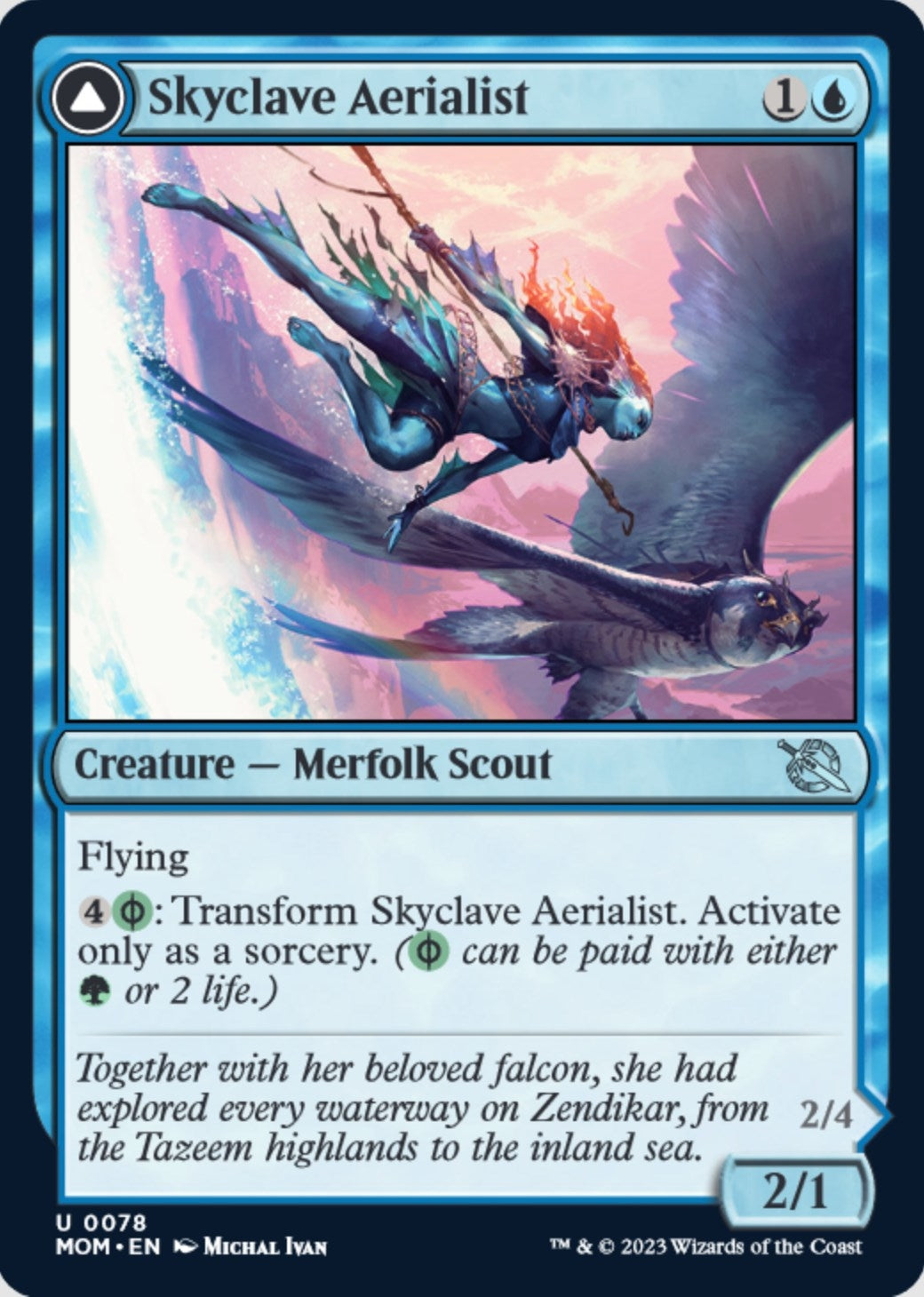 Image for Skyclave Aerialist (March of the Machine) (78) - Magic: The Gathering