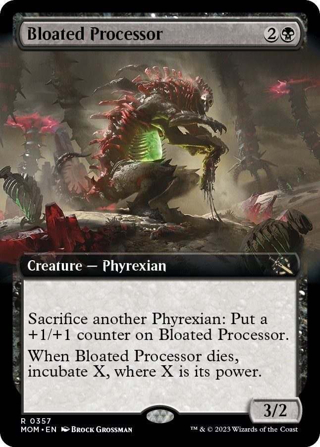 Image for Bloated Processor (Extended Art) (March of the Machine) (357) - Magic: The Gathering