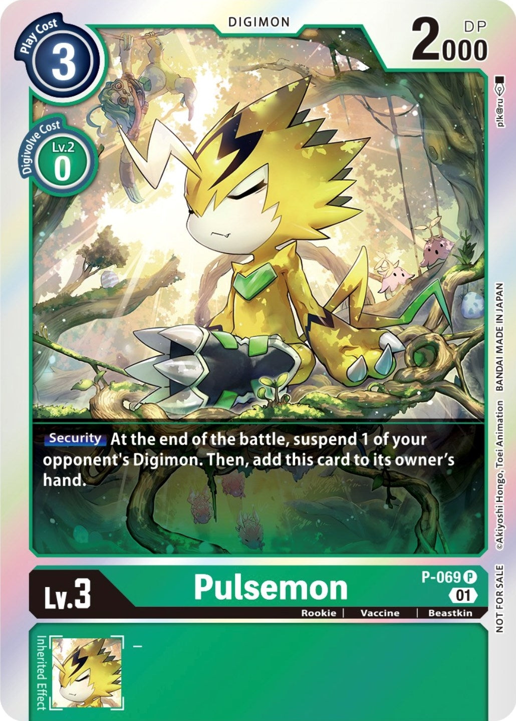 Image for Pulsemon - P-069 (Limited Card Pack) - Digimon Card Game