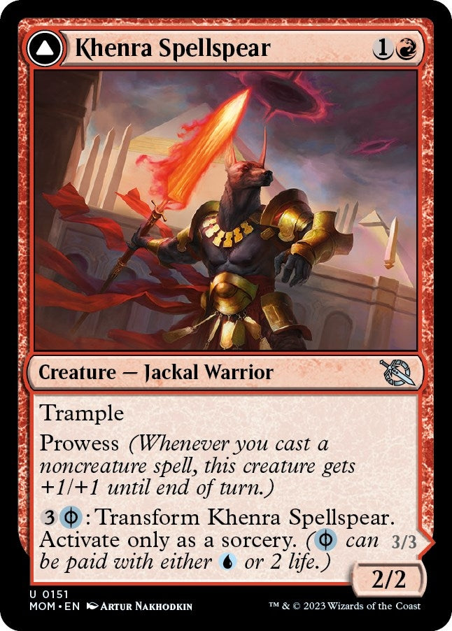 Image for Khenra Spellspear (March of the Machine) (151) - Magic: The Gathering