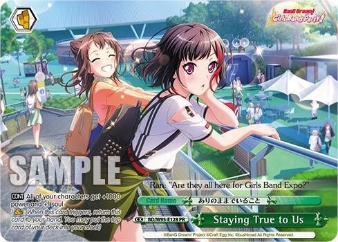 Image for Staying True to Us (PR) (BanG Dream! Girls Band Party! 5th Anniversary) (BD/W95-E128 PR) - Weiss Schwarz