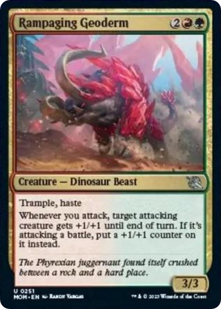 Image for Rampaging Geoderm (March of the Machine) (251) - Magic: The Gathering