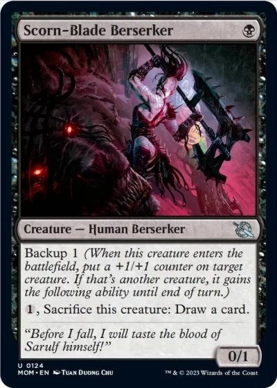 Image for Scorn-Blade Berserker (March of the Machine) (124) - Magic: The Gathering