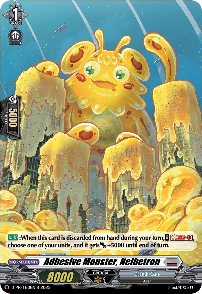 Image for Adhesive Monster, Nelbetron (180) (Foil) (D Promo Cards) (D-PR/180EN-S) - Cardfight Vanguard