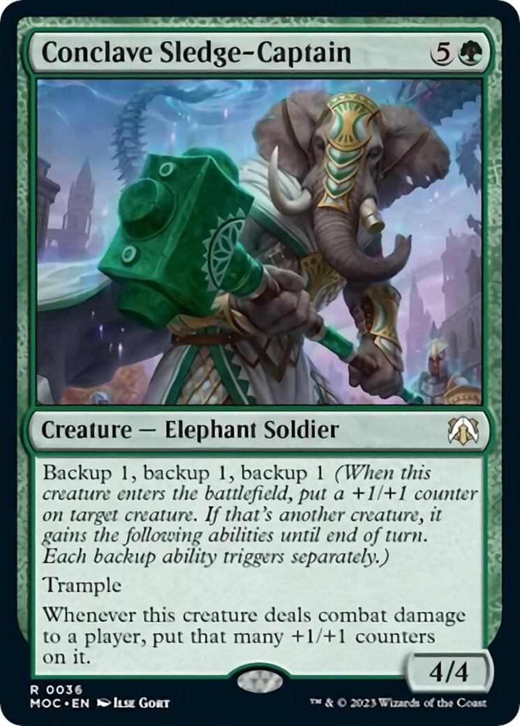 Image for Conclave Sledge-Captain (Commander: March of the Machine) (36) - Magic: The Gathering
