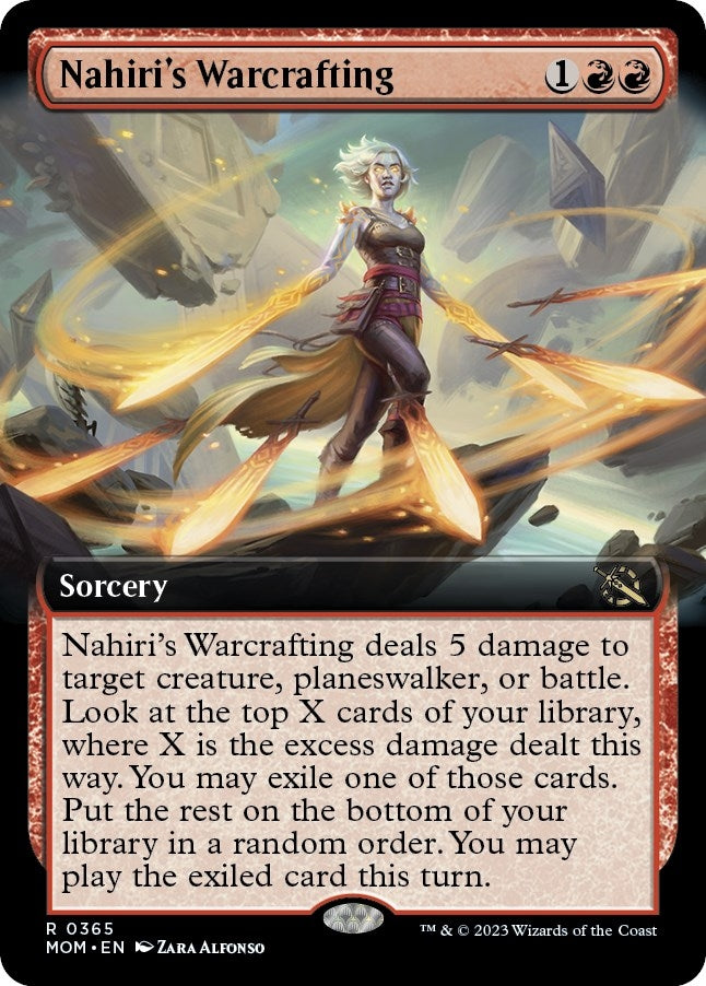 Image for Nahiri's Warcrafting (Extended Art) (March of the Machine) (365) - Magic: The Gathering