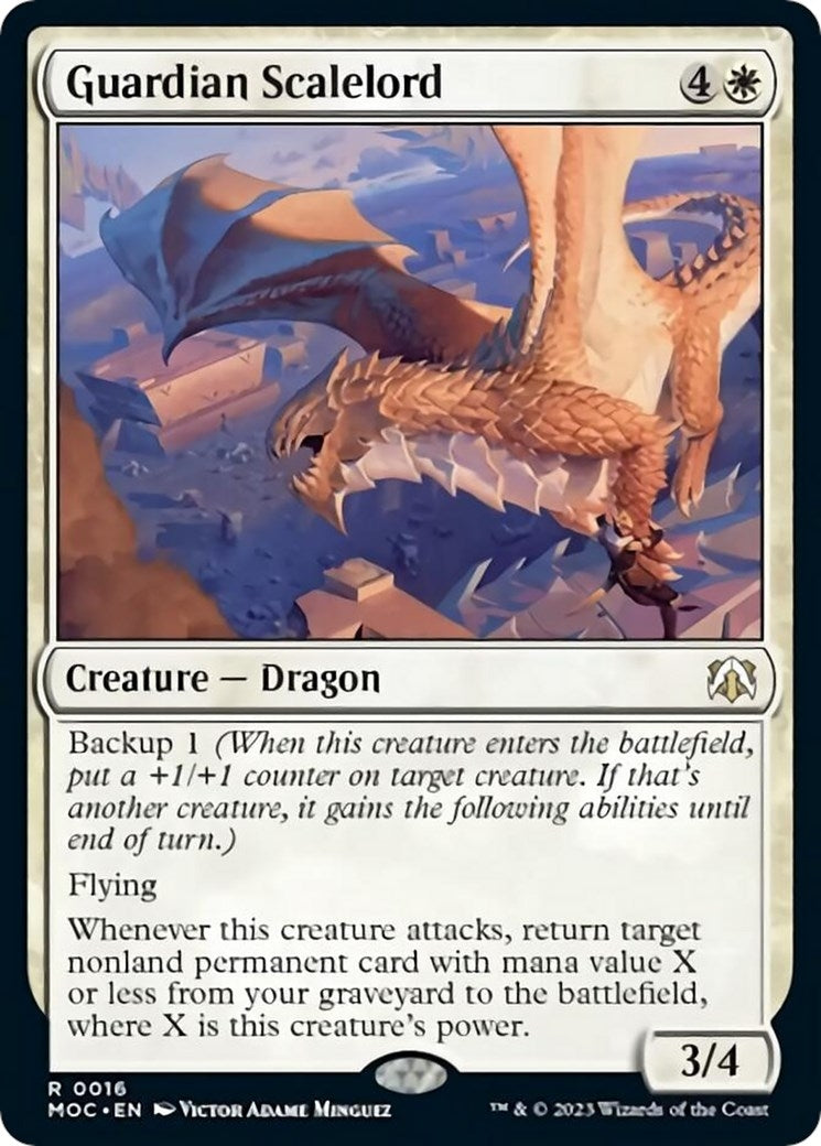 Image for Guardian Scalelord (Commander: March of the Machine) (16) - Magic: The Gathering