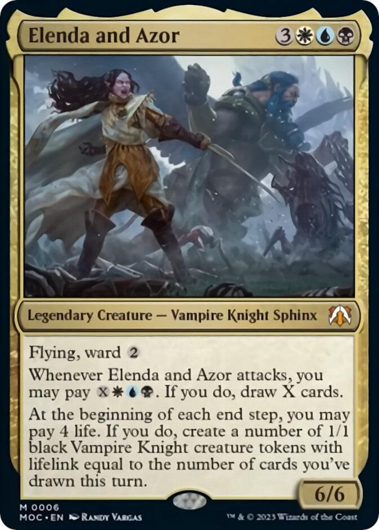 Image for Elenda and Azor (Commander: March of the Machine) (6) - Magic: The Gathering