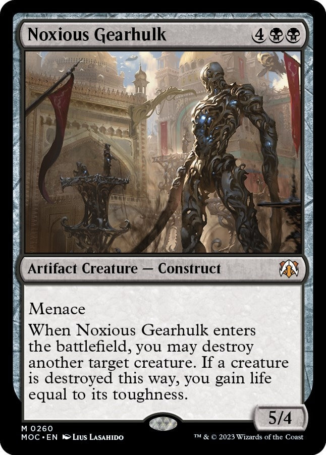 Image for Noxious Gearhulk (Commander: March of the Machine) (260) - Magic: The Gathering