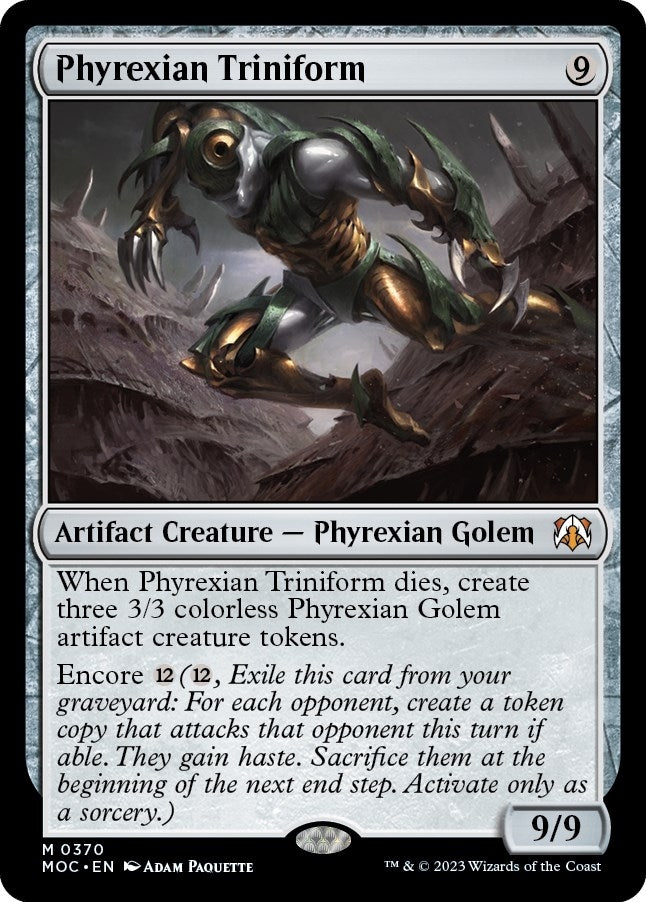 Image for Phyrexian Triniform (Commander: March of the Machine) (370) - Magic: The Gathering