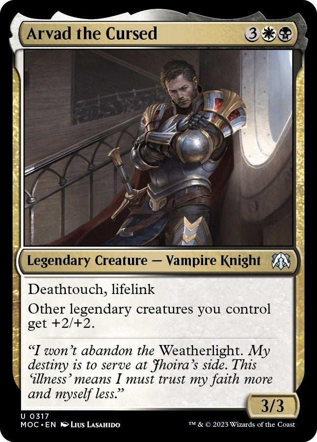 Image for Arvad the Cursed (Commander: March of the Machine) (317) - Magic: The Gathering
