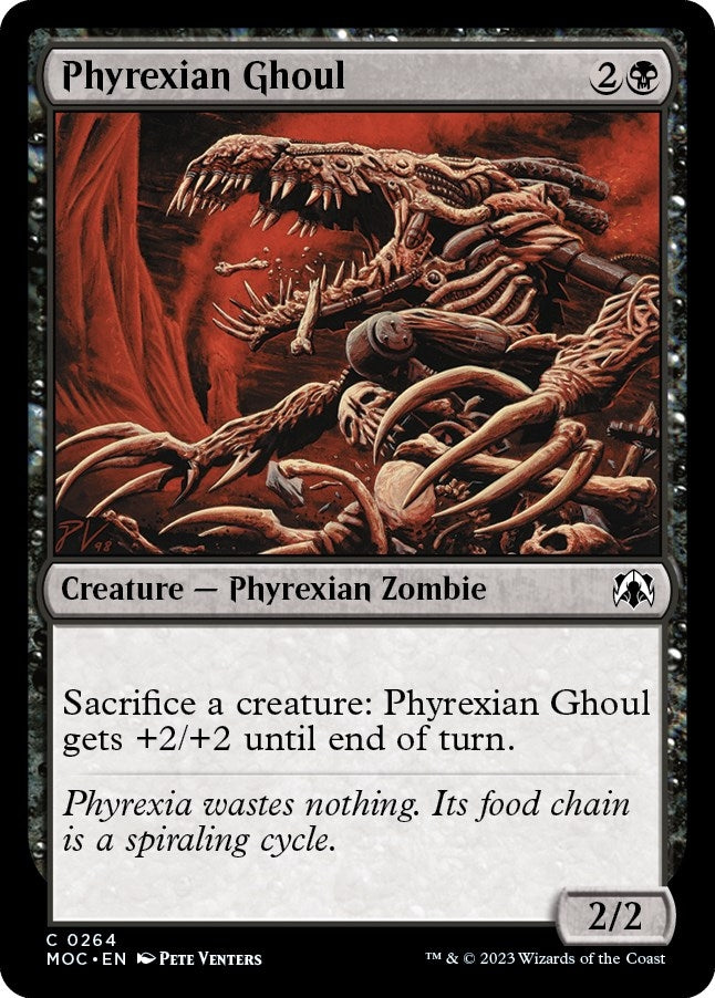 Image for Phyrexian Ghoul (Commander: March of the Machine) (264) - Magic: The Gathering