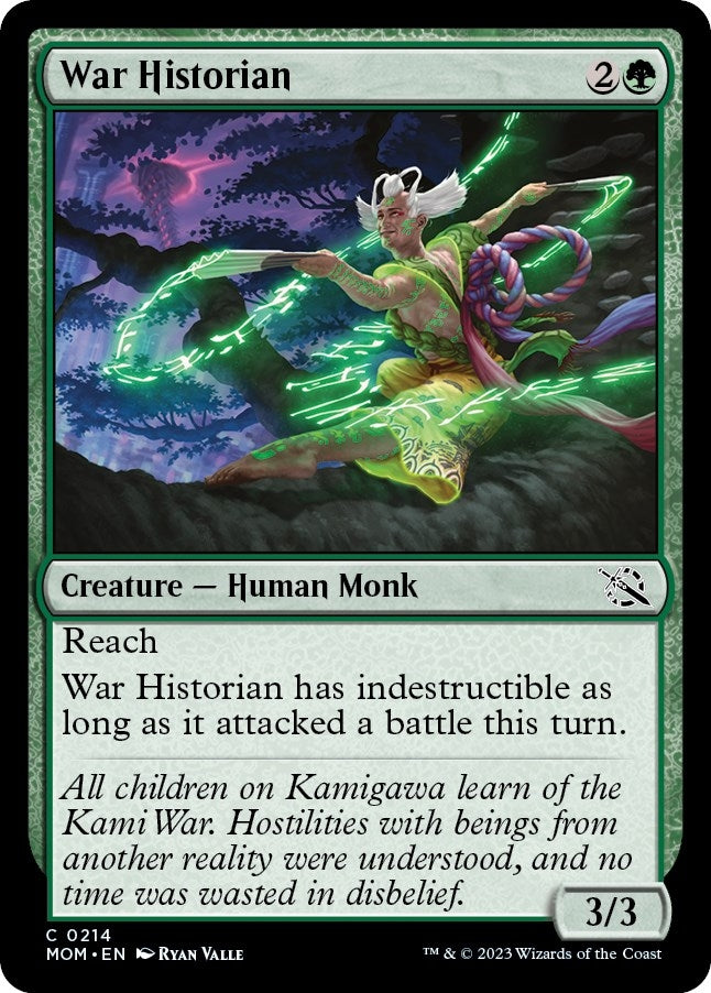 Image for War Historian (March of the Machine) (214) - Magic: The Gathering