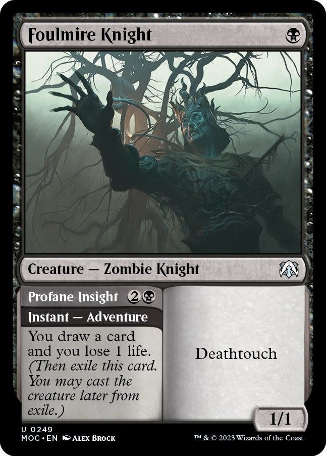 Image for Foulmire Knight (Commander: March of the Machine) (249) - Magic: The Gathering