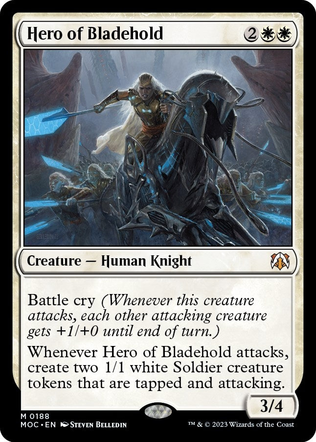 Image for Hero of Bladehold (Commander: March of the Machine) (188) - Magic: The Gathering