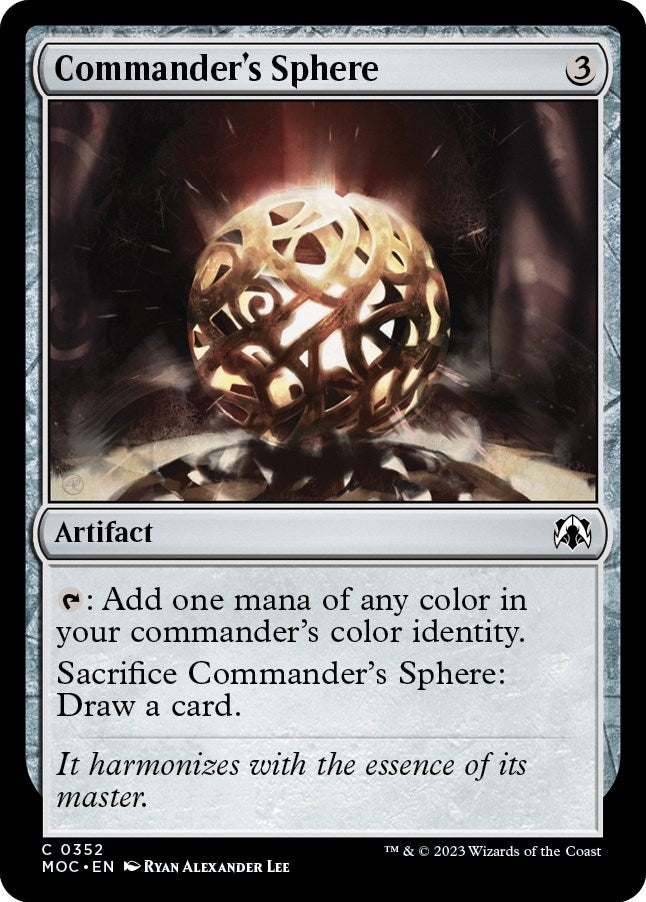 Image for Commander's Sphere (Commander: March of the Machine) (352) - Magic: The Gathering
