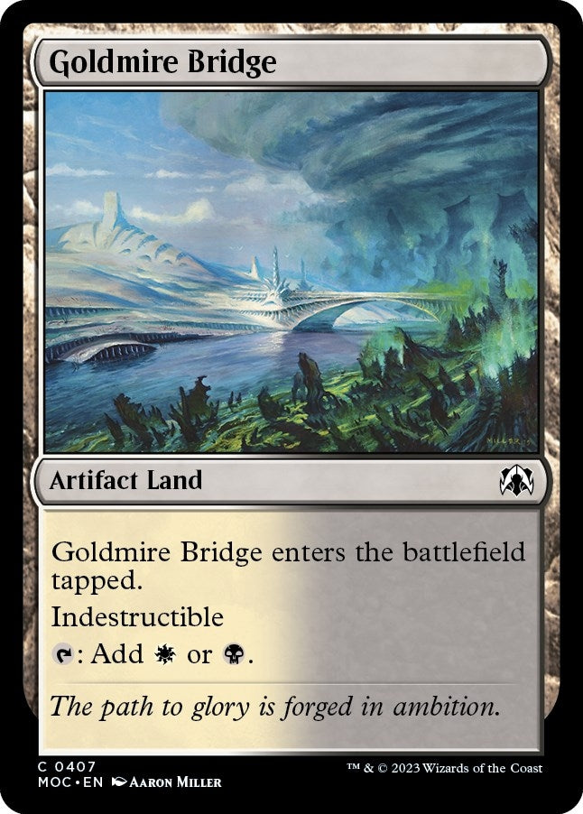 Image for Goldmire Bridge (Commander: March of the Machine) (407) - Magic: The Gathering