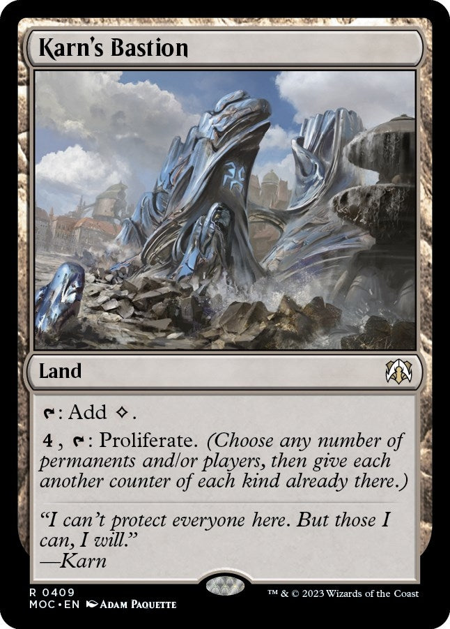 Image for Karn's Bastion (Commander: March of the Machine) (409) - Magic: The Gathering