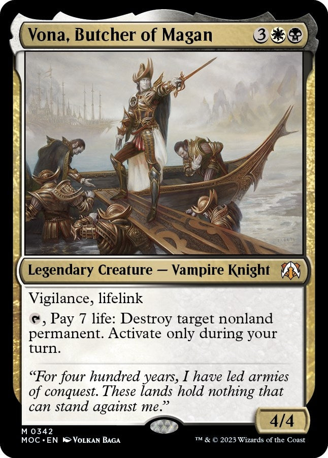 Image for Vona, Butcher of Magan (Commander: March of the Machine) (342) - Magic: The Gathering
