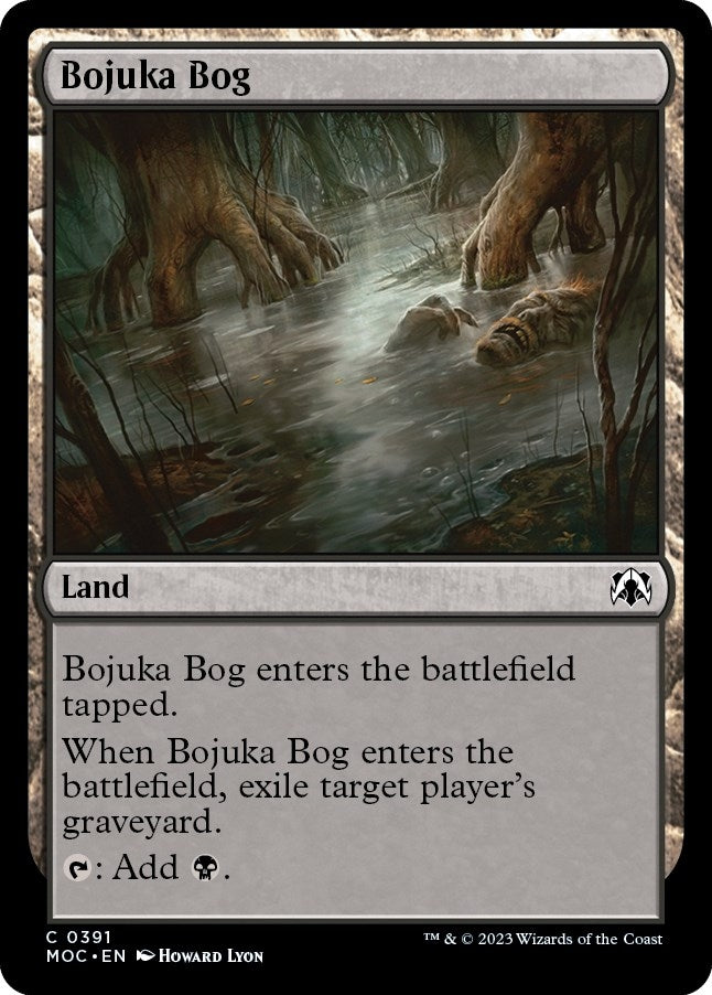 Image for Bojuka Bog (Commander: March of the Machine) (391) - Magic: The Gathering