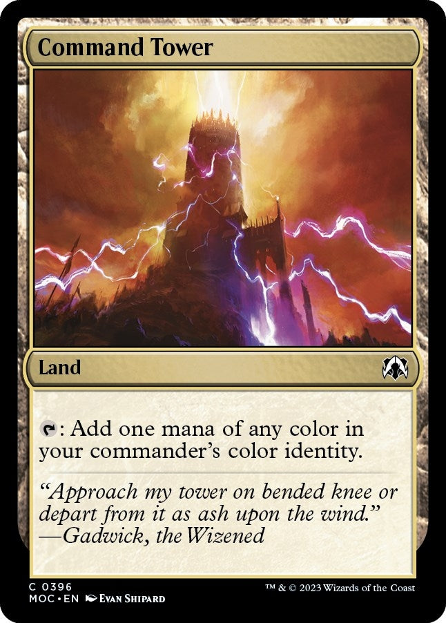 Image for Command Tower (Commander: March of the Machine) (396) - Magic: The Gathering