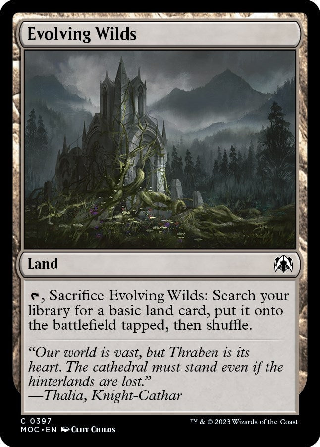 Image for Evolving Wilds (Commander: March of the Machine) (397) - Magic: The Gathering