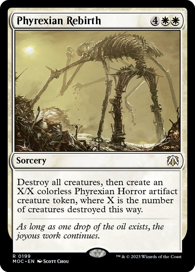 Image for Phyrexian Rebirth (Commander: March of the Machine) (199) - Magic: The Gathering