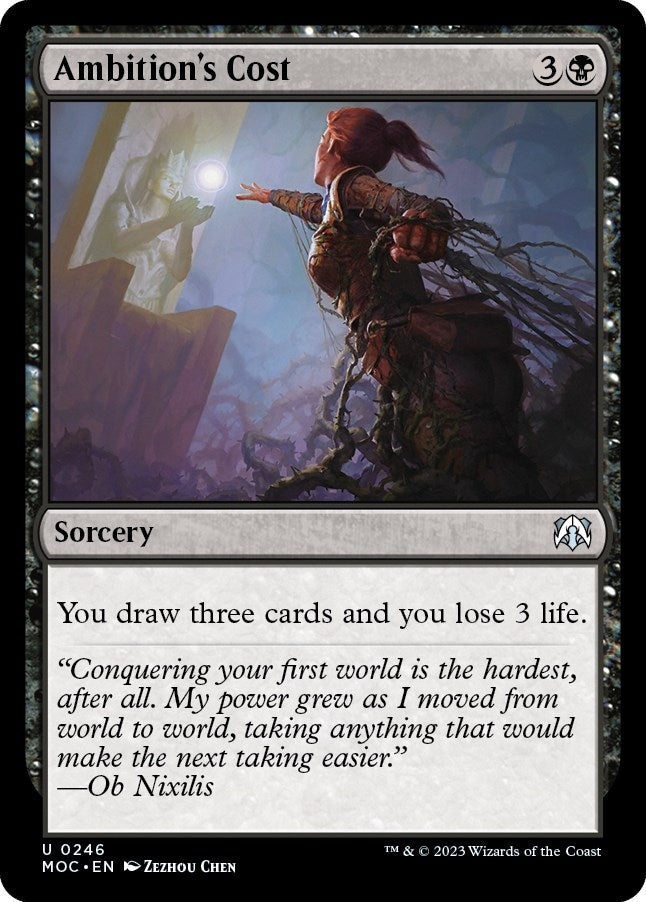 Image for Ambition's Cost (Commander: March of the Machine) (246) - Magic: The Gathering