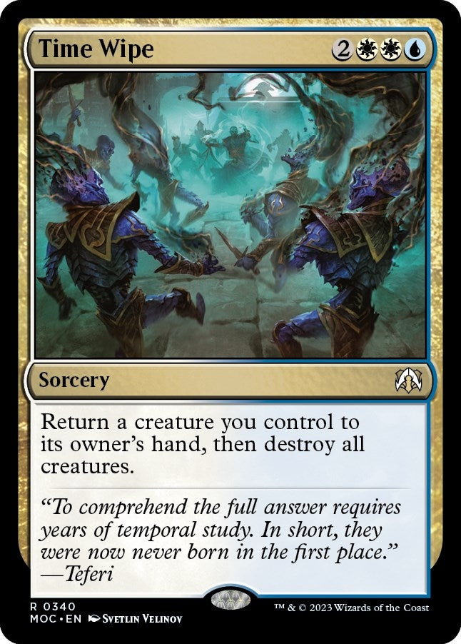 Image for Time Wipe (Commander: March of the Machine) (340) - Magic: The Gathering